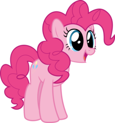 Size: 4928x5297 | Tagged: safe, artist:jhayarr23, pinkie pie, earth pony, pony, daring done?, g4, absurd resolution, simple background, smiling, transparent background, vector