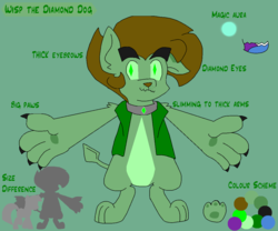 Size: 1200x1000 | Tagged: safe, artist:wisp the diamond dog, oc, oc only, oc:wisp the diamond dog, diamond dog, doggo, paw pads, paws, reference sheet, underpaw