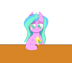 Size: 1280x1120 | Tagged: safe, artist:ether-star, oc, oc only, oc:ether star, pony, unicorn, banana, eating, female, food, herbivore, mare, solo