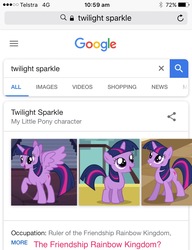 Size: 1242x1620 | Tagged: safe, twilight sparkle, alicorn, pony, unicorn, g4, female, filly, google, google search, iphone, lol, safari, twilight sparkle (alicorn), wat, weird, younger