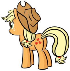 Size: 2664x2718 | Tagged: safe, artist:reconprobe, applejack, earth pony, pony, g4, female, hat, high res, simple background, solo, transparent background