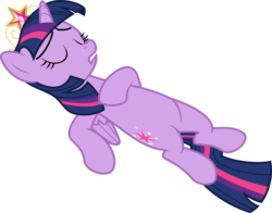 Size: 5096x4000 | Tagged: safe, twilight sparkle, alicorn, pony, g4, princess twilight sparkle (episode), belly, big crown thingy, crown, element of magic, female, jewelry, mare, regalia, simple background, solo, transparent background, twilight sparkle (alicorn), unconscious, vector