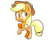 Size: 1280x1024 | Tagged: safe, artist:sugar morning, applejack, earth pony, pony, g4, cute, female, hat, mare, rearing, simple background, solo, transparent background, yeehaw