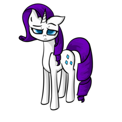 Size: 5000x5000 | Tagged: safe, artist:those kids in the corner, rarity, pony, unicorn, g4, absurd resolution, drunk, drunk rarity, female, mare, rarity is not amused, simple background, simple shading, solo, transparent background, unamused