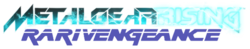 Size: 652x128 | Tagged: safe, artist:mega-poneo, rarity, g4, logo, metal gear, metal gear rising, simple background, transparent background, video game