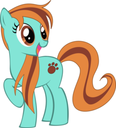 Size: 2538x2793 | Tagged: safe, artist:oceanbreezebrony, oc, oc only, oc:snowtrail, earth pony, pony, female, high res, mare, show accurate, simple background, solo, transparent background, vector