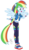 Size: 1179x2048 | Tagged: safe, artist:ilaria122, rainbow dash, equestria girls, g4, my little pony equestria girls: better together, clothes, converse, female, geode of super speed, happy, magical geodes, open mouth, pants, ponied up, shoes, simple background, sneakers, solo, transparent background