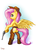 Size: 1664x2340 | Tagged: safe, artist:skorpionletun, fluttershy, pegasus, pony, g4, assless chaps, badass, bipedal, butt, chaps, cowboy hat, cowgirl, female, flutterbadass, gradient background, gun, handgun, hat, mare, plot, revolver, smiling, smirk, solo, unshorn fetlocks, weapon