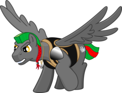 Size: 1449x1114 | Tagged: safe, artist:malte279, oc, oc only, oc:iron wings, pegasus, pony, free to use, mohawk, pen and paper rpg, simple background, solo, transparent background, vector