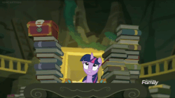 Size: 600x338 | Tagged: safe, screencap, twilight sparkle, alicorn, equestria girls, equestria girls specials, g4, my little pony equestria girls: better together, my little pony equestria girls: forgotten friendship, animated, book, female, fireplace, scroll, solo, twilight sparkle (alicorn)