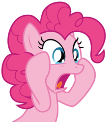 Size: 4905x5578 | Tagged: safe, artist:hendro107, pinkie pie, earth pony, pony, g4, season 8, the maud couple, .svg available, absurd resolution, female, mare, simple background, solo, transparent background, vector