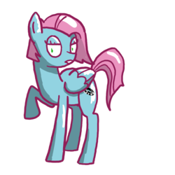 Size: 1000x1000 | Tagged: safe, artist:tacomaster, oc, oc only, oc:jewel, pegasus, pony, female, looking at you, raised hoof, simple background, solo, transparent background, unamused