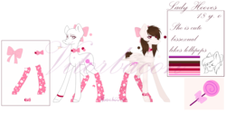 Size: 4000x2000 | Tagged: safe, artist:hoochuu, oc, oc:lady hooves, pegasus, pony, clothes, cute, female, jewelry, necklace, reference sheet, socks