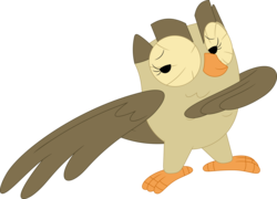 Size: 3570x2567 | Tagged: safe, artist:porygon2z, owlowiscious, bird, owl, g4, high res, male, simple background, solo, transparent background