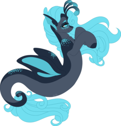 Size: 1276x1325 | Tagged: safe, artist:maximpy, oc, oc only, oc:eleonora, seapony (g4), female, simple background, solo, transparent background