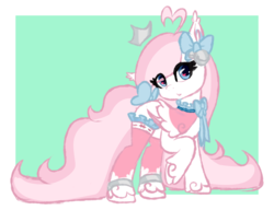 Size: 1300x1000 | Tagged: safe, artist:pastel-pony-princess, oc, oc only, clothes, crown, cute, floating crown, jewelry, regalia, solo
