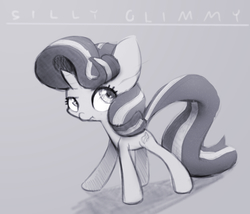 Size: 3500x3000 | Tagged: safe, artist:swerve-art, starlight glimmer, pony, unicorn, g4, female, high res, mare, monochrome, solo