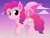 Size: 4000x3000 | Tagged: safe, artist:moozua, pinkie pie, bat pony, pony, g4, bat ponified, bat wings, cloud, cute, cute little fangs, diapinkes, digital art, fangs, female, flying, high res, looking at you, mare, pinkiebat, race swap, red eyes, smiling, solo, spread wings, stars, wings