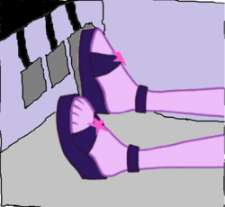 Size: 640x589 | Tagged: safe, artist:ilaria122, sci-twi, twilight sparkle, equestria girls, equestria girls series, g4, feet, legs, pedal, pictures of legs, sandals, story in the comments