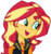 Size: 699x751 | Tagged: safe, artist:thebarsection, sunset shimmer, equestria girls, g4, my little pony equestria girls: better together, clothes, cute, female, geode of empathy, open mouth, shimmerbetes, simple background, solo, transparent background