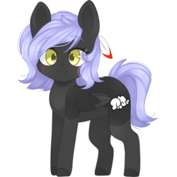 Size: 2048x2048 | Tagged: safe, artist:cinnamontee, oc, oc only, oc:cloudy night, pegasus, pony, blushing, cute, feather, female, high res, mare, simple background, solo, transparent background