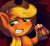 Size: 2122x1954 | Tagged: safe, artist:ferasor, applejack, earth pony, pony, g4, chest fluff, cider, cowboy hat, female, freckles, grin, hat, hoof hold, mare, mug, sidemouth, signature, signed, smiling, solo, stetson, tankard