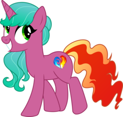 Size: 3309x3149 | Tagged: safe, artist:kojibiose, oc, oc:fire heart, pony, unicorn, g4, female, high res, mare, simple background, solo, transparent background, vector