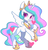 Size: 1797x1876 | Tagged: safe, artist:ikirunosindo, princess celestia, g4, chibi, cute, cutelestia, female, heart, looking at you, missing cutie mark, rearing, simple background, smiling, solo, white background