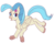 Size: 880x700 | Tagged: safe, artist:lulubell, princess skystar, classical hippogriff, hippogriff, g4, my little pony: the movie, chest fluff, female, flower, simple background, solo, transparent background