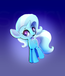 Size: 3000x3500 | Tagged: safe, artist:swerve-art, trixie, pony, unicorn, g4, female, gradient background, high res, solo