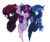 Size: 1300x1100 | Tagged: safe, artist:gallantserver, princess luna, tempest shadow, twilight sparkle, alicorn, pony, g4, my little pony: the movie, female, lesbian, polyamory, ship:tempestlight, ship:tempestluna, ship:twiluna, shipping, simple background, transparent background, twilight sparkle (alicorn), twilunapest