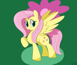 Size: 2091x1785 | Tagged: safe, artist:taurson, fluttershy, pegasus, pony, g4, cute, female, mare, shyabetes, smiling