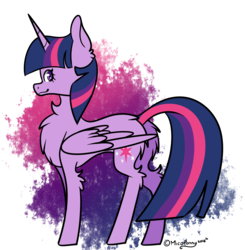 Size: 1310x1336 | Tagged: safe, artist:lceiandic, twilight sparkle, alicorn, pony, g4, chest fluff, female, fluffy, simple background, solo, transparent background, twilight sparkle (alicorn)