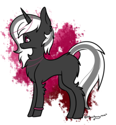 Size: 1270x1367 | Tagged: safe, artist:lceiandic, oc, oc:jewerly, pony, unicorn, blank flank, chest fluff, simple background, solo, transparent background