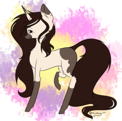 Size: 1390x1380 | Tagged: safe, artist:lceiandic, oc, oc:mico, pony, unicorn, simple background, solo, transparent background