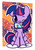 Size: 1200x1700 | Tagged: safe, artist:hedgehog-plant, twilight sparkle, alicorn, pony, g4, cloud, cookie, female, food, mouth hold, one eye closed, solo, twilight sparkle (alicorn)