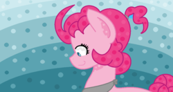 Size: 921x491 | Tagged: safe, artist:moonlightnote, pinkie pie, g4, female, ponytail, solo