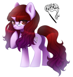 Size: 700x735 | Tagged: safe, artist:cabbage-arts, oc, oc only, pony, unicorn, commission, commissioner:themagicmissile, female, glasses, horn, music notes, raised hoof, simple background, solo, transparent background, unicorn oc