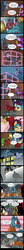 Size: 849x8795 | Tagged: safe, artist:tan575, high heel, long face, mane-iac, mistress marevelous, pharaoh phetlock, radiance, rainbow dash, rarity, smudge (g4), spike, twilight sparkle, zapp, oc, alicorn, earth pony, pegasus, pony, unicorn, g4, bank, bank robbery, bed, chainsaw, clothes, comic, crossover, deadpool, food, haircut, jail, lamp, masked matter-horn costume, money, phantasm, pizza, power ponies, prison, prison outfit, shadow, silhouette
