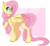 Size: 771x717 | Tagged: safe, artist:bagofpringles, fluttershy, pegasus, pony, g4, colored wings, colored wingtips, female, hoof on chest, looking away, looking up, raised hoof, simple background, solo, standing, tail feathers, transparent background, turned head, wings