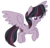 Size: 802x766 | Tagged: safe, artist:marielle5breda, oc, pegasus, pony, female, magical lesbian spawn, mare, offspring, parent:octavia melody, parent:twilight sparkle, parents:twitavia, simple background, solo, transparent background