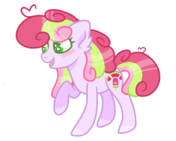 Size: 1703x1370 | Tagged: safe, artist:chococakebabe, oc, oc only, oc:melon stride, earth pony, pony, female, mare, simple background, solo, transparent background