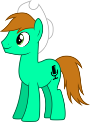 Size: 3876x5224 | Tagged: safe, artist:livehotsun, oc, oc only, oc:calion disney, earth pony, pony, absurd resolution, hat, male, simple background, smiling, solo, stallion, transparent background, vector