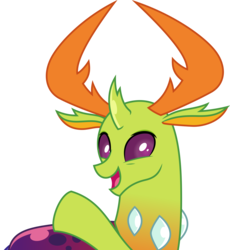 Size: 4603x5000 | Tagged: safe, artist:dashiesparkle, thorax, changedling, changeling, g4, to change a changeling, .svg available, absurd resolution, king thorax, male, simple background, smiling, solo, transparent background, vector, waving