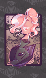 Size: 2480x4134 | Tagged: safe, artist:sinsofjoy, pinkie pie, g4, ace of hearts, ace of spades, duality, hate, love, love hate, pinkamena diane pie, playing card, scar