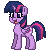 Size: 46x50 | Tagged: safe, editor:seiken, twilight sparkle, alicorn, pony, pony town, g4, animated, boop, clothes, female, game, gif, shoes, simple background, solo, standing, transparent background, twilight sparkle (alicorn)