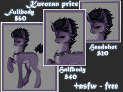 Size: 4000x3000 | Tagged: safe, artist:kuroran, oc, pony, unicorn, rcf community, advertisement, raised hoof