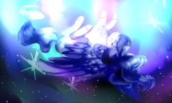 Size: 2000x1200 | Tagged: safe, artist:6-fingers-lover, oc, oc only, pegasus, pony, female, light, mare, night, solo