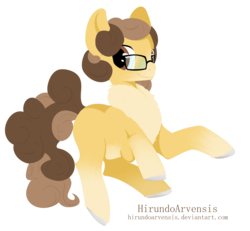 Size: 2167x2000 | Tagged: safe, artist:hirundoarvensis, oc, oc only, oc:gigia, earth pony, pony, chest fluff, female, glasses, high res, hooves, mare, simple background, solo, transparent background