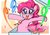 Size: 1024x710 | Tagged: safe, artist:haden-2375, pinkie pie, earth pony, pony, g4, cute, female, happy birthday, looking at you, mare, party horn, present, solo, streamers
